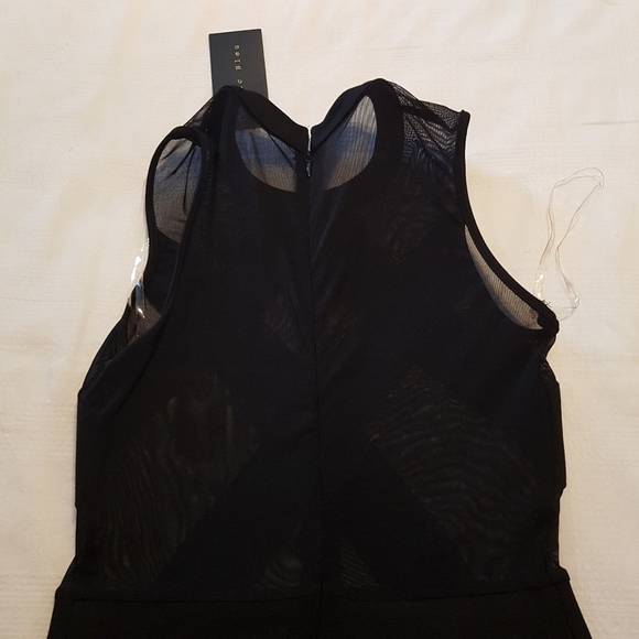 Lac Bleu women's size Medium black sexy dress NWT - Picture 7 of 9